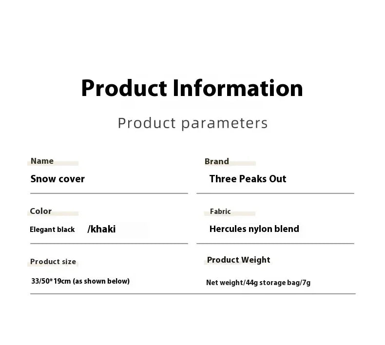 3F UL GEAR Hiking Trekking Leg Gaiters Camping UHMWPE Waterproof Mountain Leggings Snow Sand Protection Shoes Covers Equipment